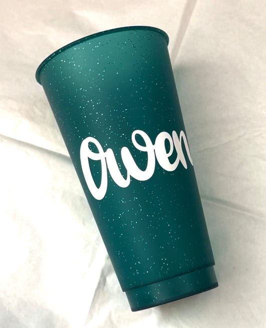Dark Teal Cold Cup